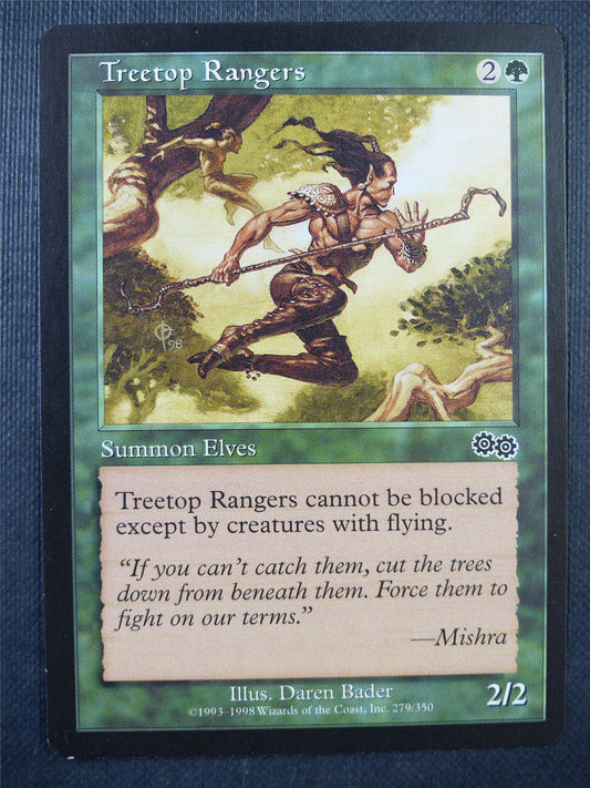 Treetop Rangers - Urza's Saga - Mtg Card #74R