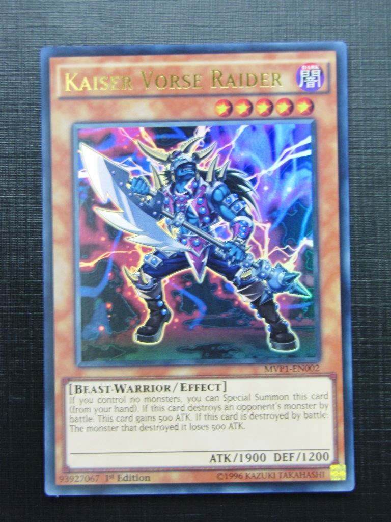 Yugioh Cards: KAISER VORSE RAIDER MVP1 ULTRA RARE # 16E92