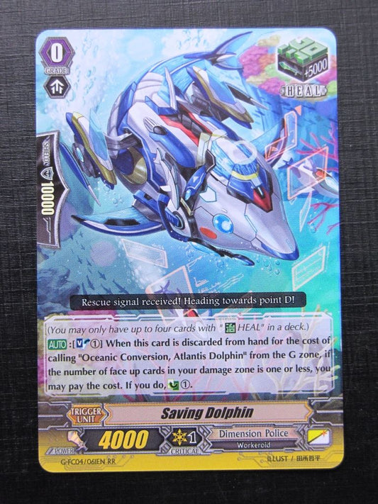 Vanguard Cards: SAVING DOLPHIN G-FC04 RR # I93