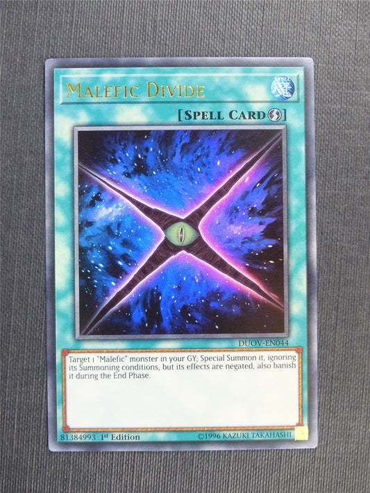 Malefic Divide DUOV Ultra Rare - 1st ed - Yugioh Cards #2WQ