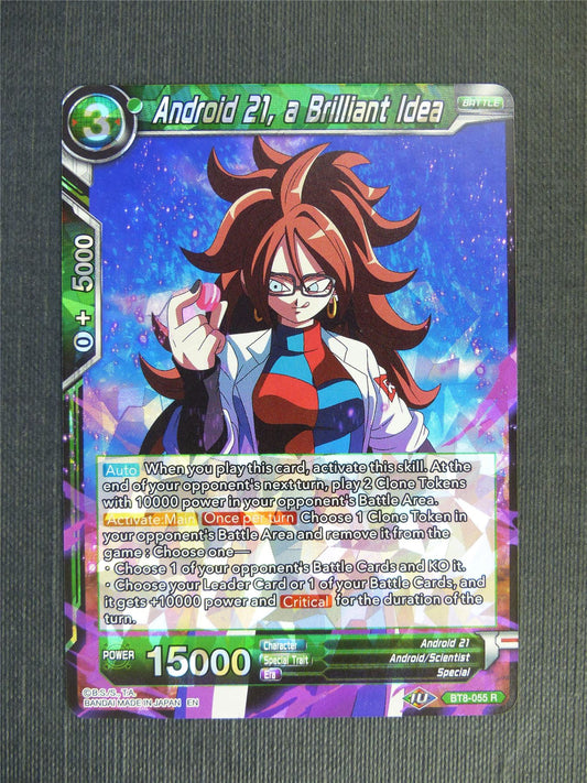 Android 21 a Brilliant Idea R - Dragon Ball Super Cards #18U