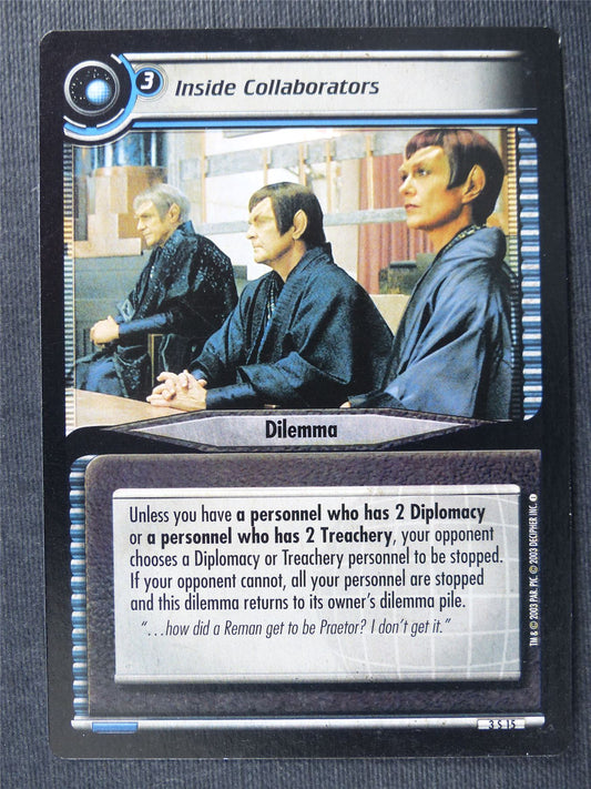 Inside Collaborators - Star Trek Cards #UN