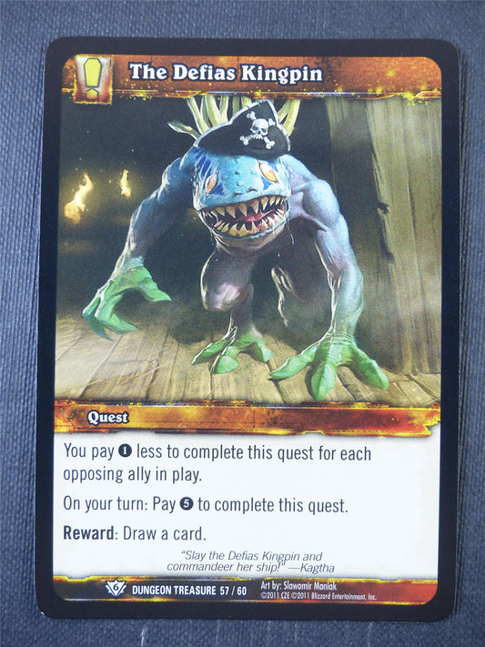 The Defias Kingpin 57/60 Foil - WoW Card #19Y