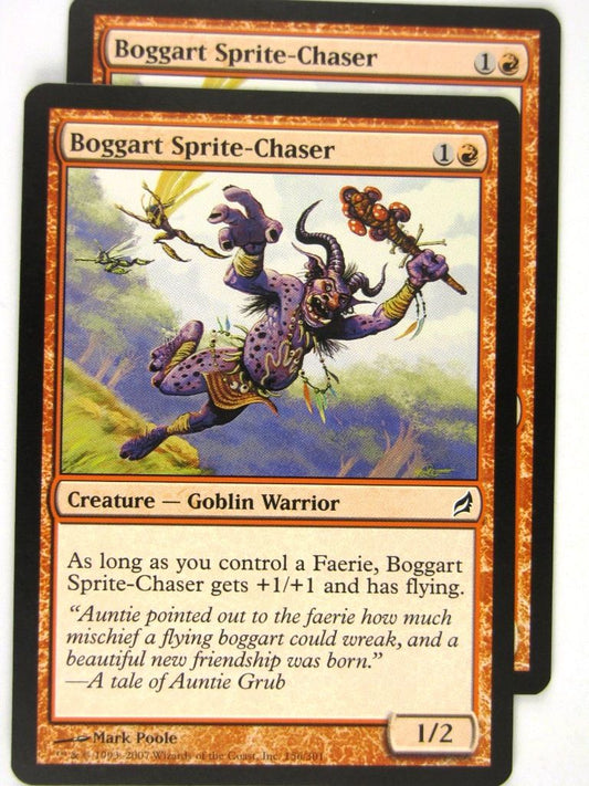 MTG Magic: the Gathering Cards: BOGGART SPRITE-CHASER x2: LRW