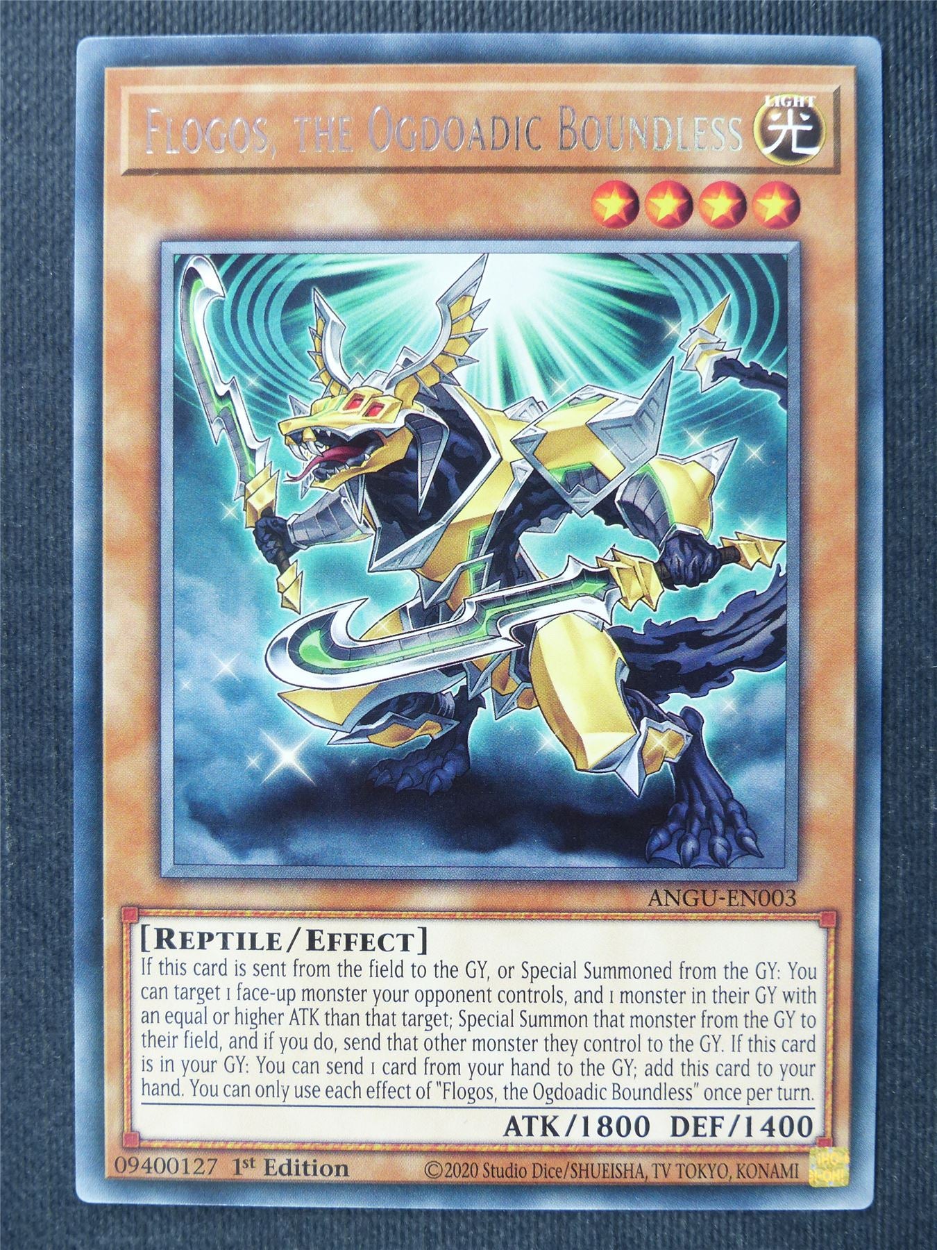 Flogos the Ogdoadic Boundless ANGU Rare - 1st ed Yugioh Cards #35P