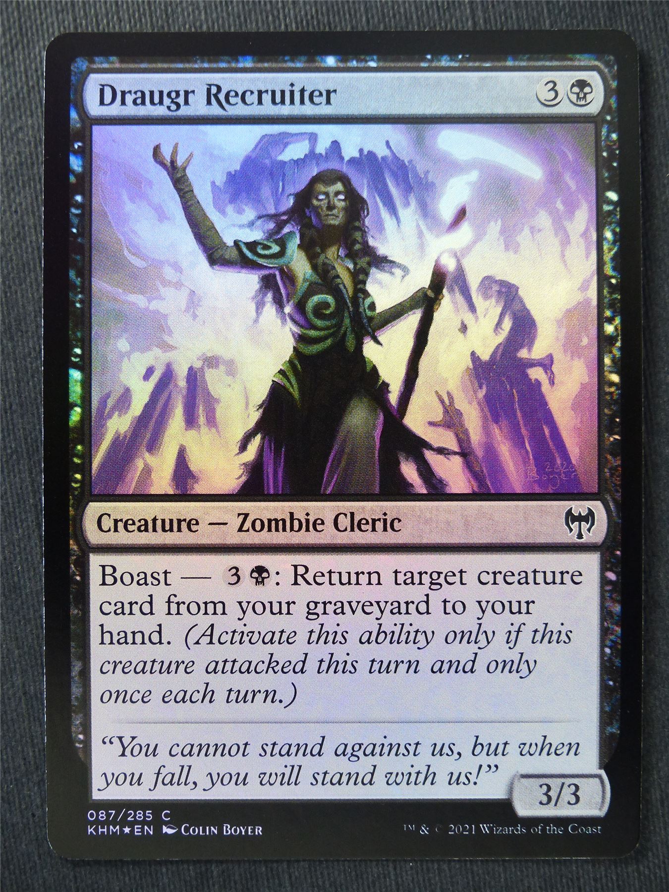 Draugr Recruiter Foil - Mtg Magic Cards #ZI