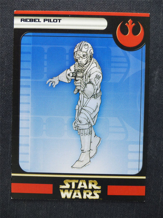 Rebel Pilot 17/60 - Star Wars Miniatures Spare Cards #AK