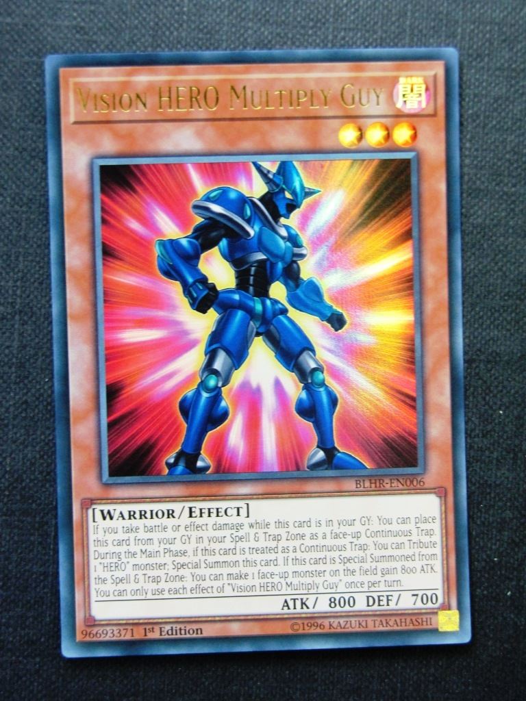 Vision Hero Multiply Guy BLHR Ultra Rare - 1st ed - Yugioh Cards #1IA