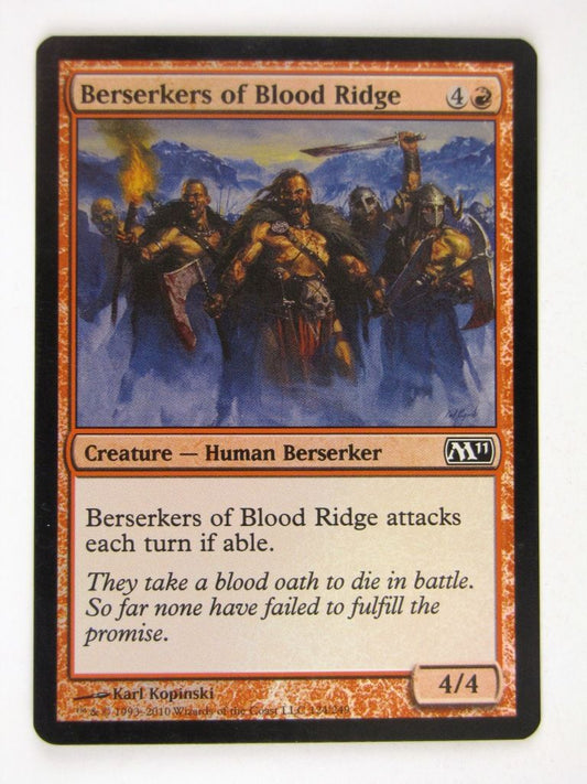 Mtg FOIL - BERSERKERS OF BLOOD RIDGE - played