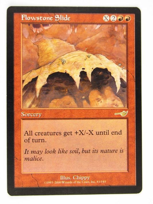 Mtg - FLOWSTONE SLIDE - Played Rare