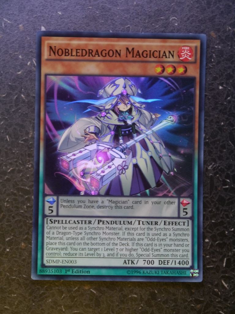 Yugioh Cards: NOBLEDRAGON MAGICIAN SDMP SUPER RARE # I13