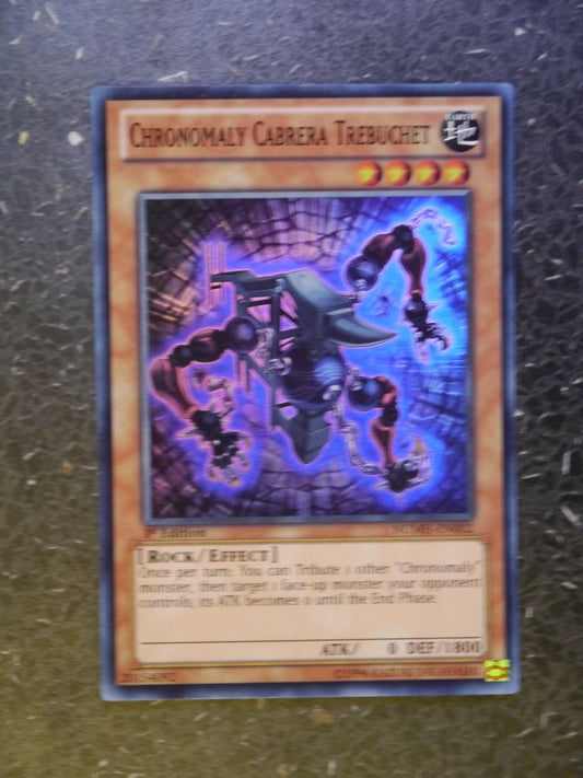 Yugioh Cards: CHRONOMALY CABERA TERBUCHET NUMH SUPER RARE # 2H40