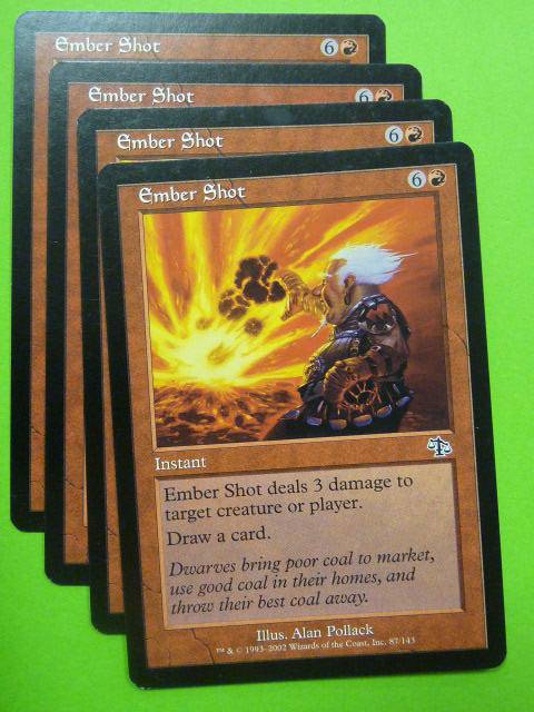 MTG magic: EMBER SHOT x4