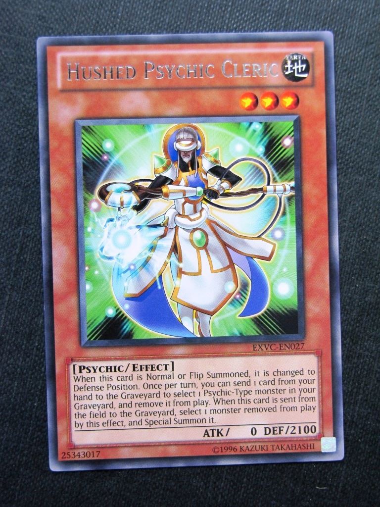 Hushed Psychic Cleric EXVC Rare - Yugioh Cards #1JR