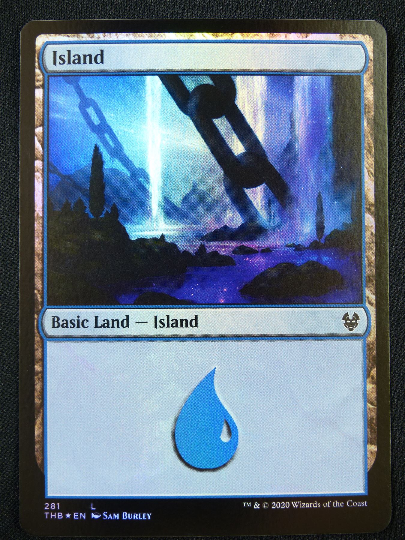 Island 281 Foil - Mtg Card #22R