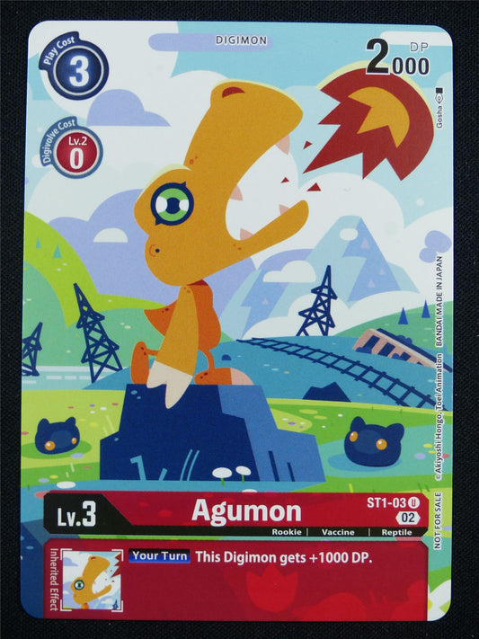 Agumon ST1-03 U alt art - Digimon Card #1CK