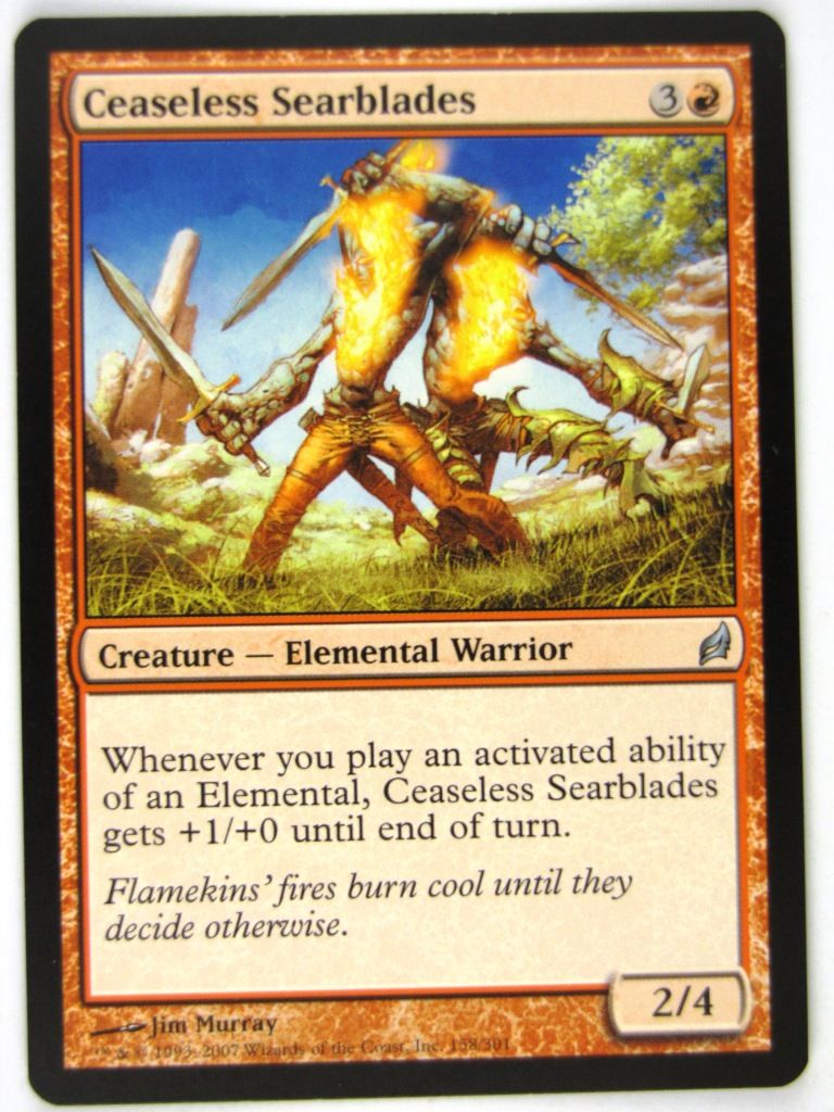 MTG Magic: the Gathering Cards: CEASELESS SEARBLADES: LRW