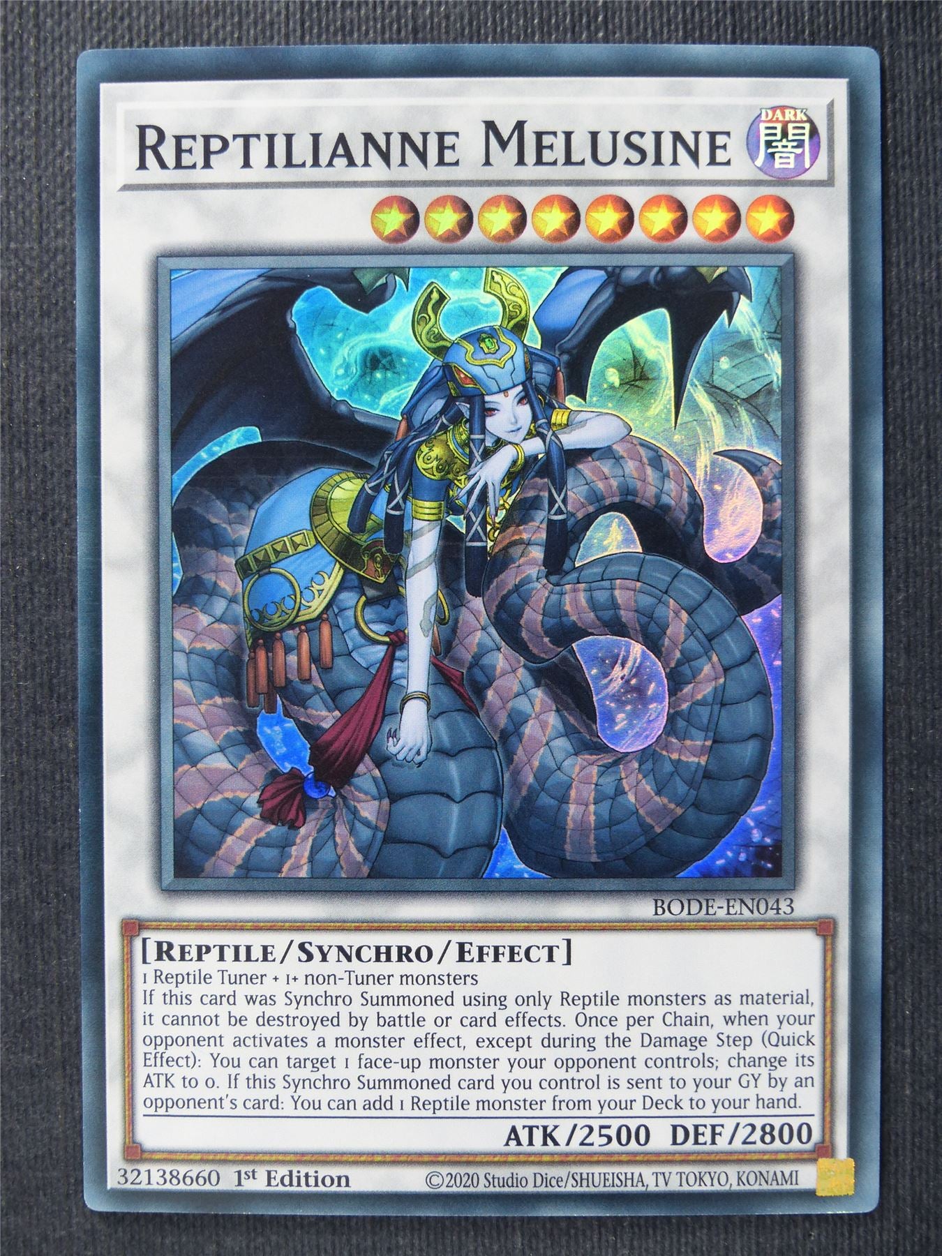 yugioh reptilianne cards Reptilianne Melusine BODE Super Rare - 1st ed