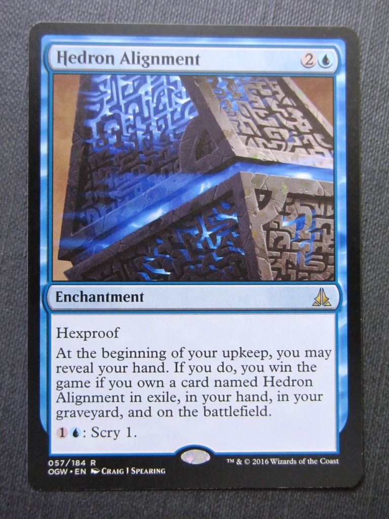 Hedron Alignment - Mtg Magic Cards #7X