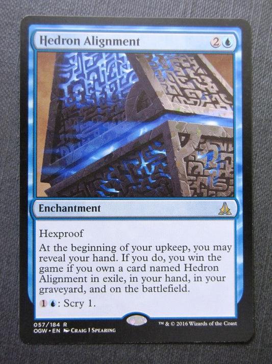 Hedron Alignment - Mtg Magic Cards #7X