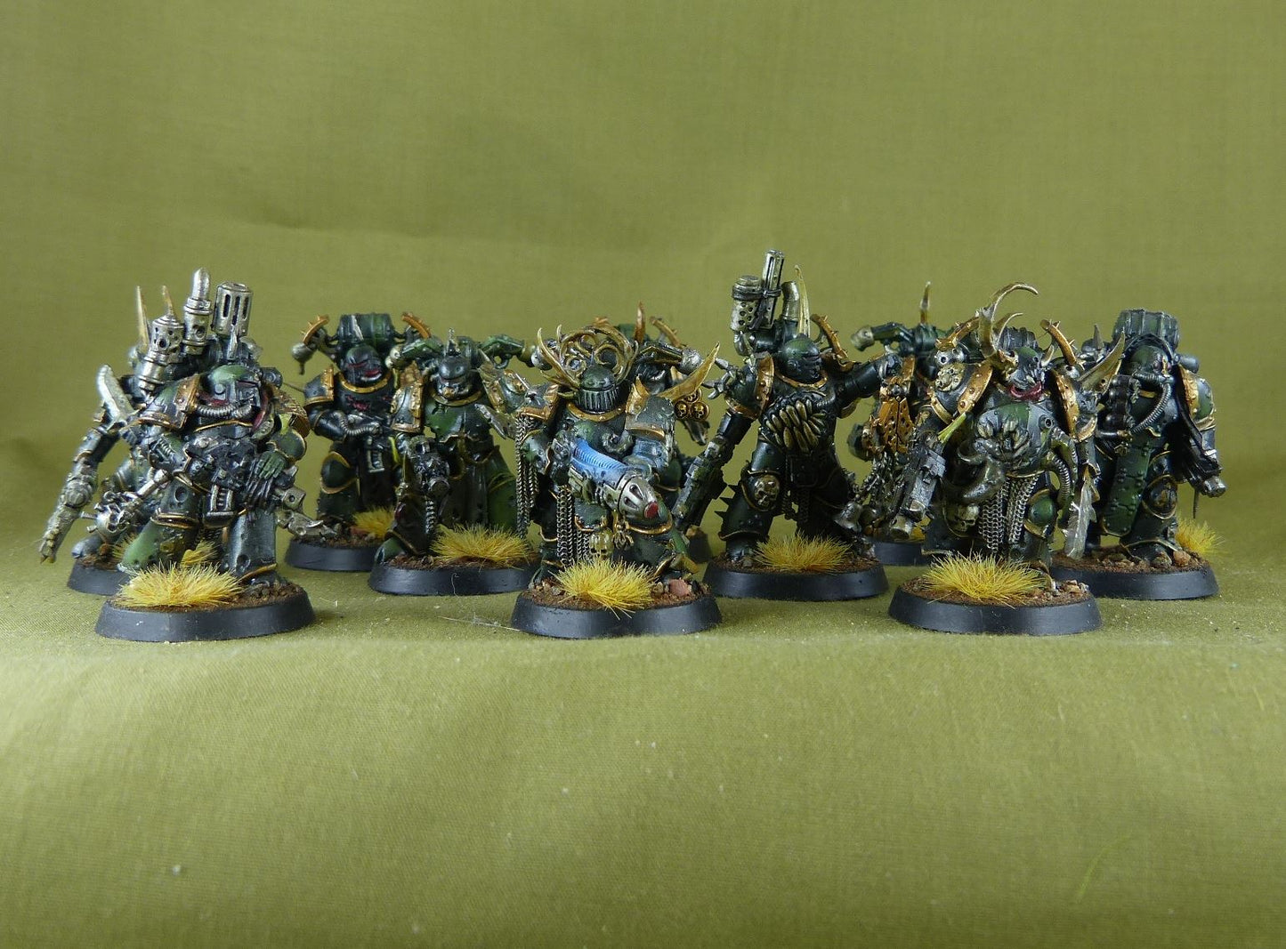 Plague Marines - Painted - Death Guard - Warhammer 40K #4U