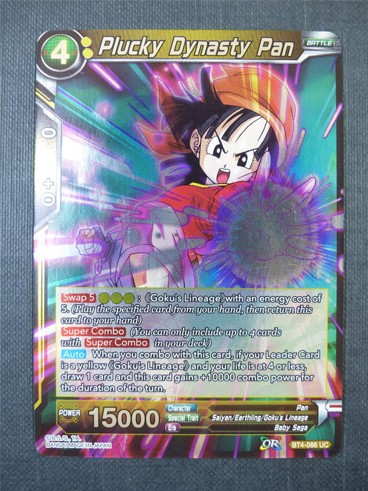 Plucky Dynasty Pan UC Foil - Dragon Ball Super Card #A4X