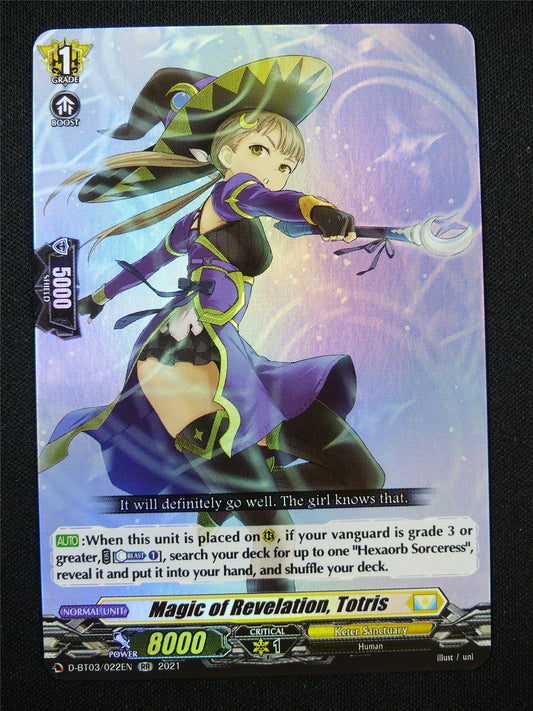 Magic of Revelation Totris D-BT03 RR - Vanguard Card #30J