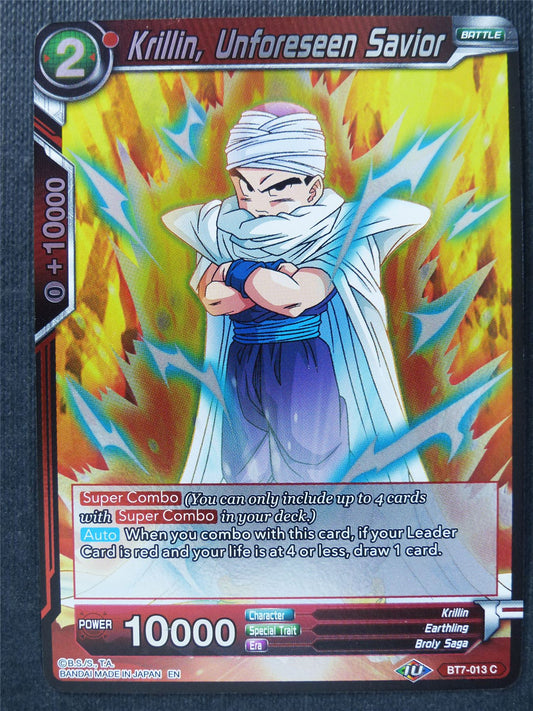 Krillin Unforseen Savior C Foil - Dragon Ball Super Cards #9K