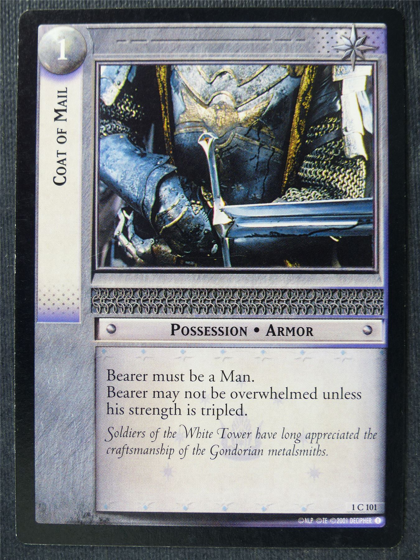 Coat of Mail 1 C 101 - LotR Card #48N