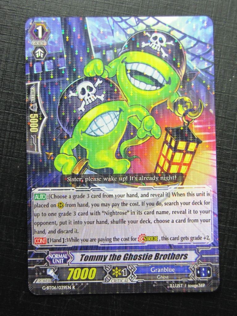 Vanguard Cards: TOMMY THE GHOSTIE BROTHERS G-BT06 R # 22G40