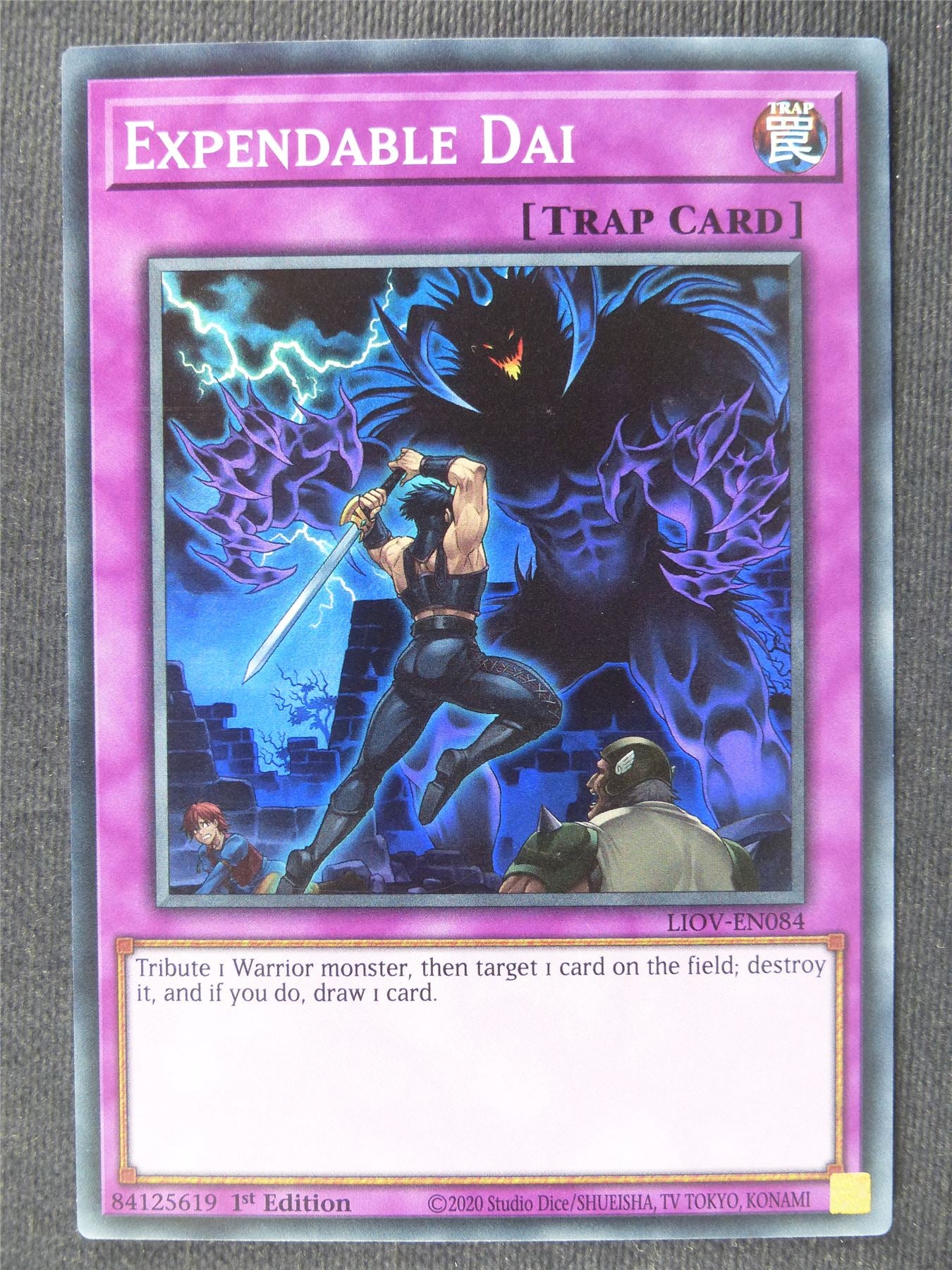 Expendable Dai LIOV Super Rare - 1st ed Yugioh Cards #38H