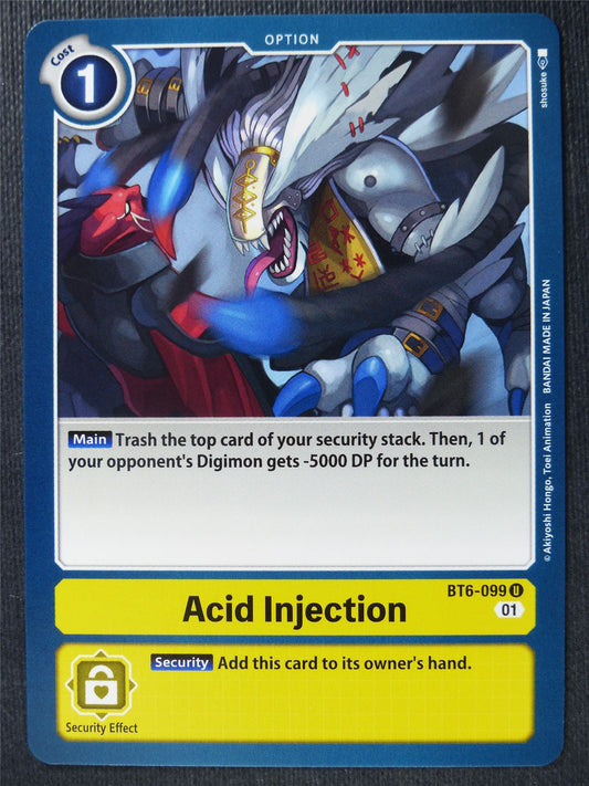 Acid Injection BT6-099 U - Digimon Card #4JL