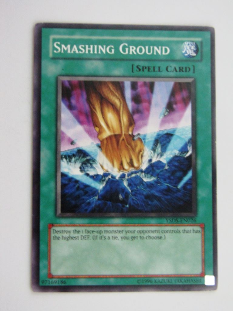 Yugioh heavy play Cards: SMASHING GROUND YSDS # 36G27