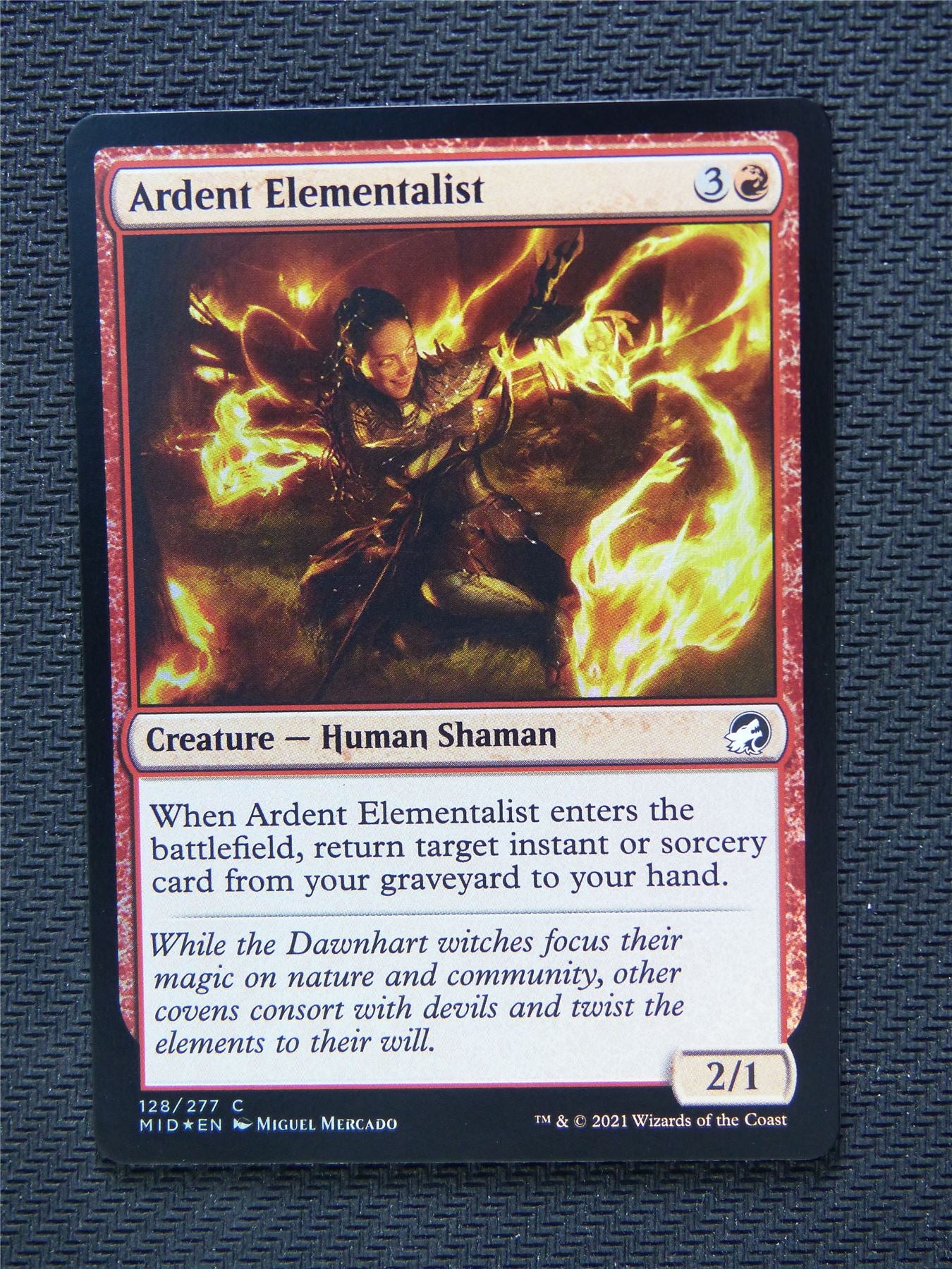 Ardent Elementalist Foil - Innistrad - Mtg Card #3OK