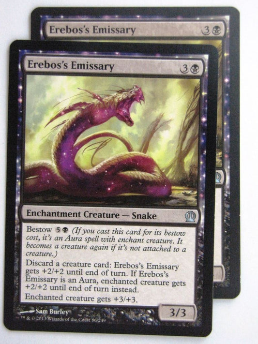 MTG Magic Cards: EREBOS'S EMISSARY x2 Theros # 24C48