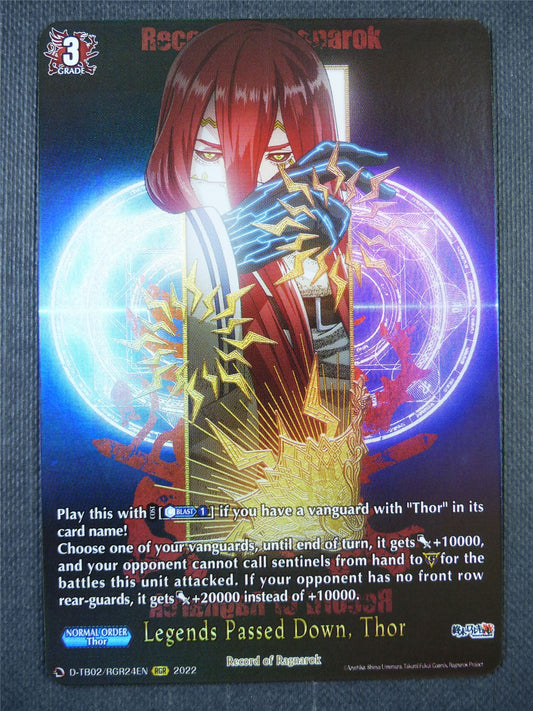 Legends Passed Down Thor D-TB02 RGR - Vanguard Card #7JB