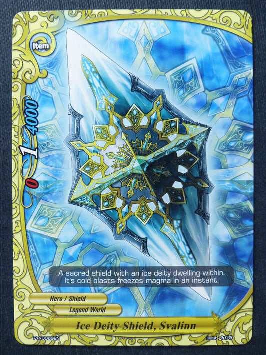 Ice Deity Shield Svalinn Promo - Buddyfight Cards #LI