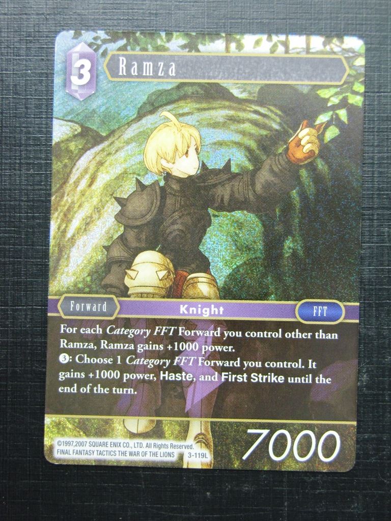 RAMZA 3-119L FOIL - Final Fantasy Card # I75