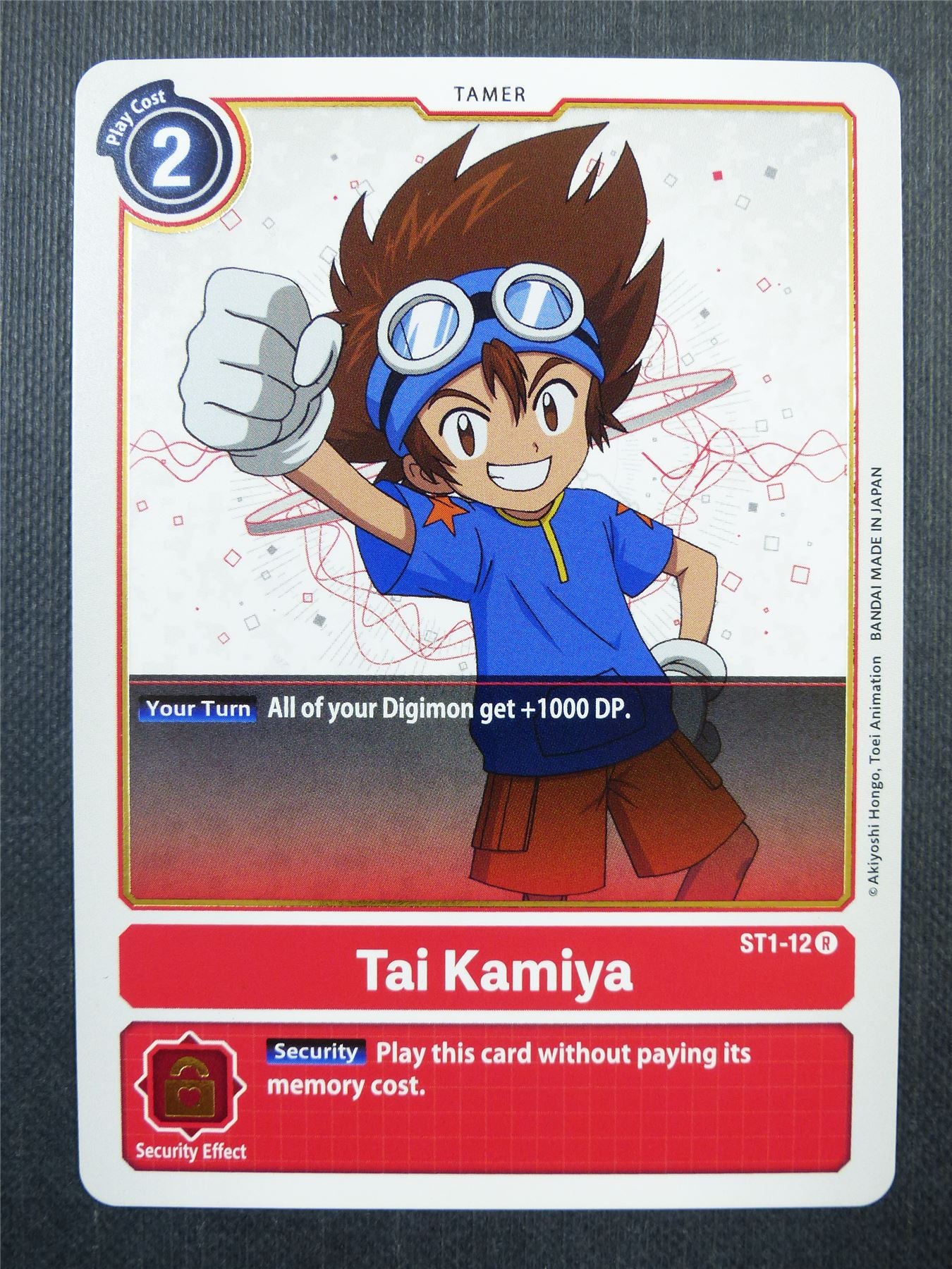 Tai Kamiya ST1 R - Digimon Card #44A