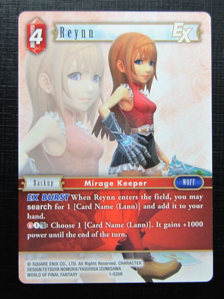 Final Fantasy Cards: REYNN 1-028R # 27E4