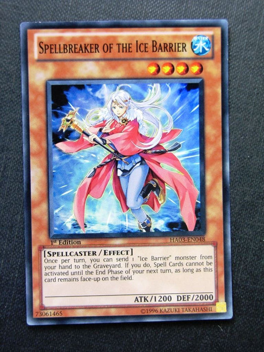 Spwellbreaker of the Ice Barrier HA03 Super Rare - 1st ed - Yugioh Cards #1J6