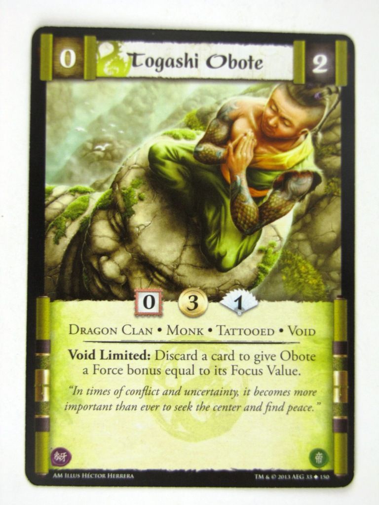 L5R Cards: Aftermath: TOGASHI OBOTE # 14H49