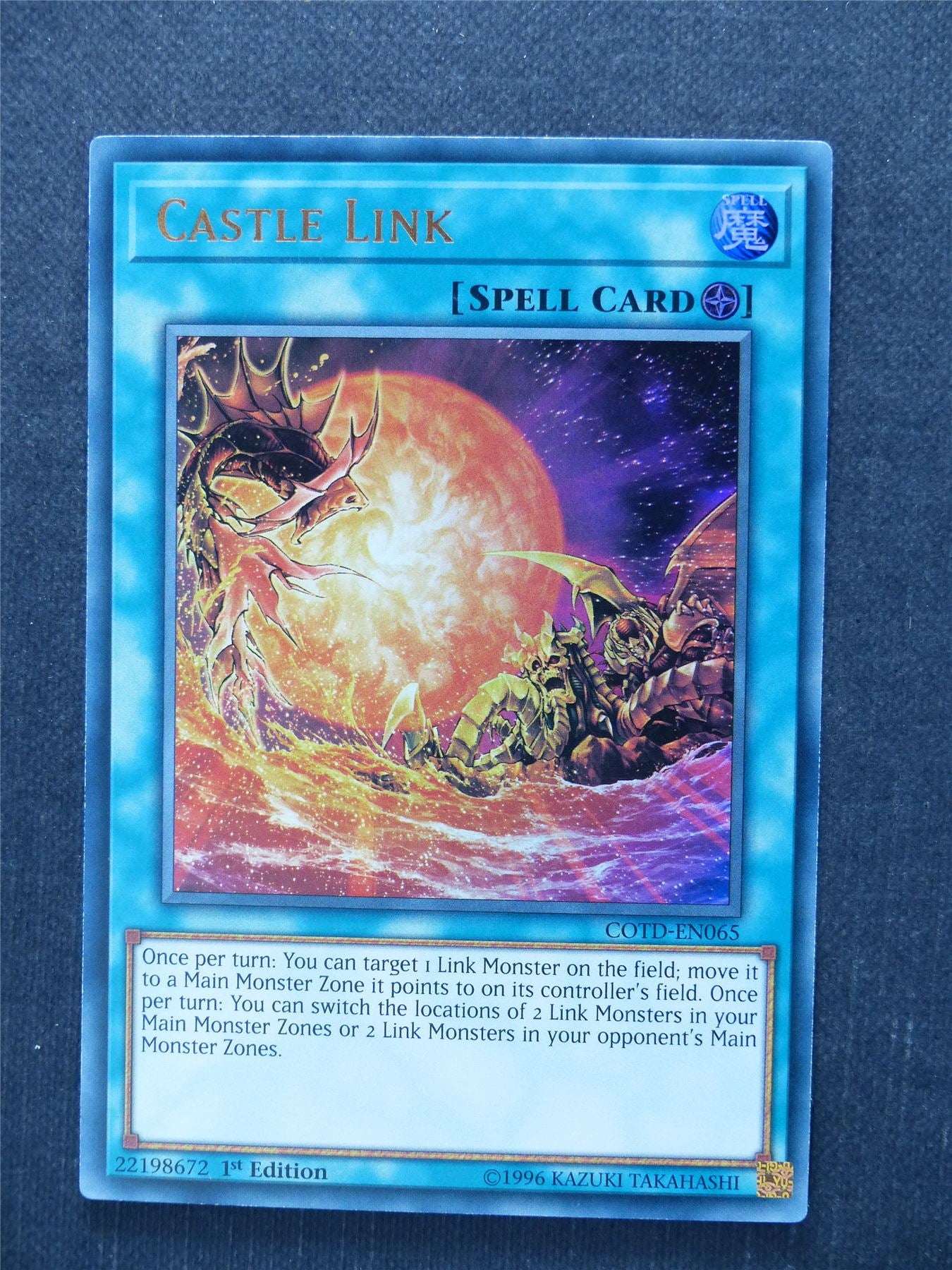 Castle Link COTD Ultra Rare - 1st ed - Yugioh Cards #MY