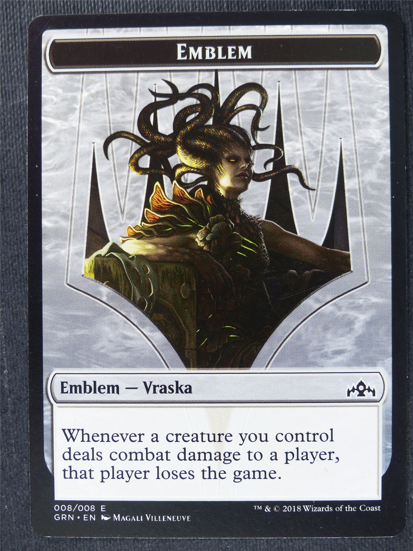 Vraska Emblem Token - Mtg Magic Cards #1PG