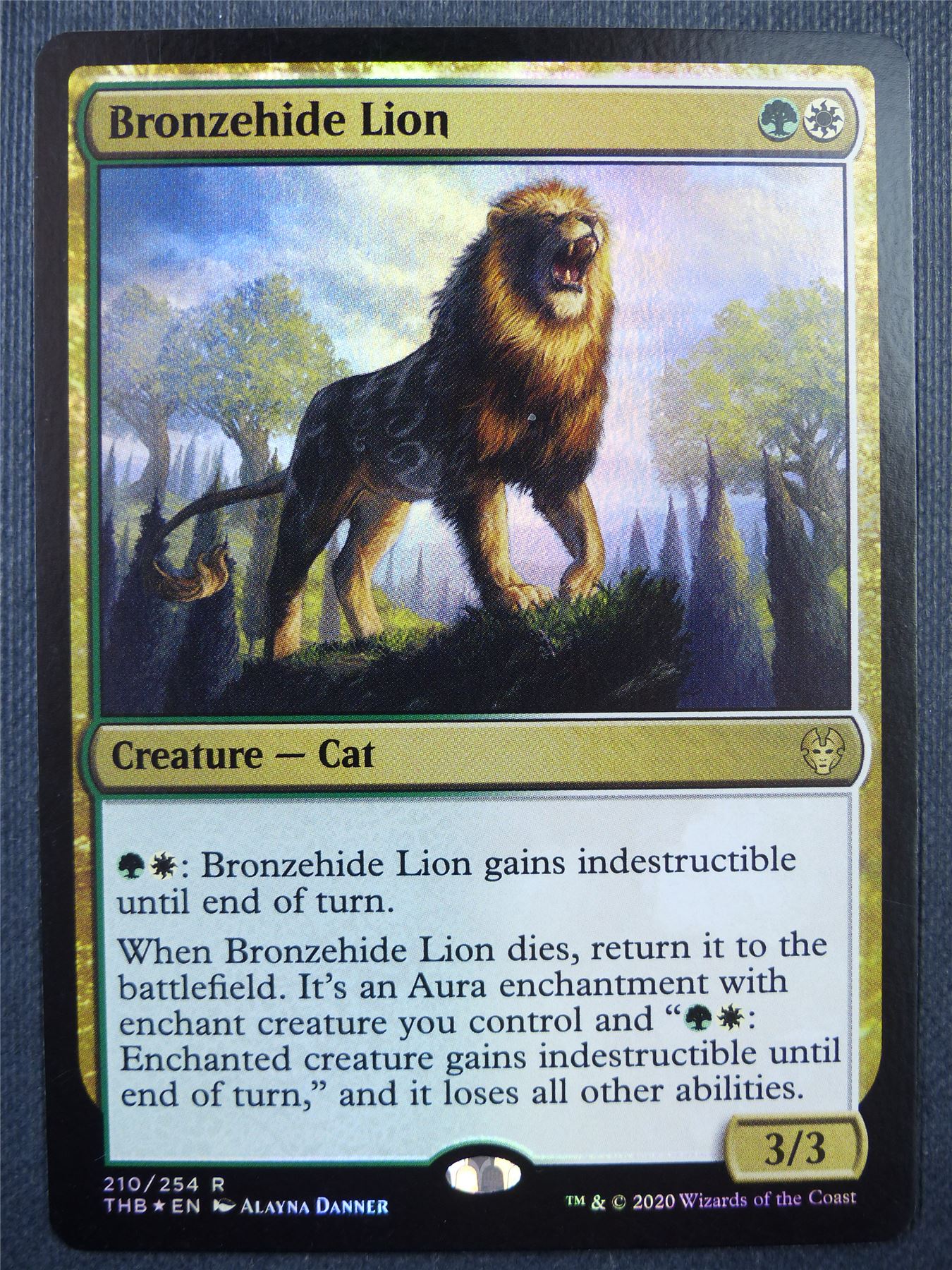 Bronzehide Lion Foil - Mtg Card #65E