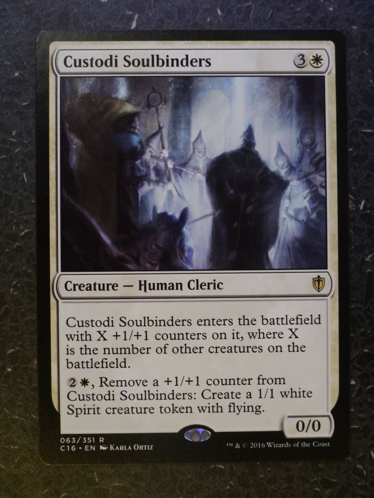MTG Magic Cards: CUSTODI SOULBINDERS # 6F9