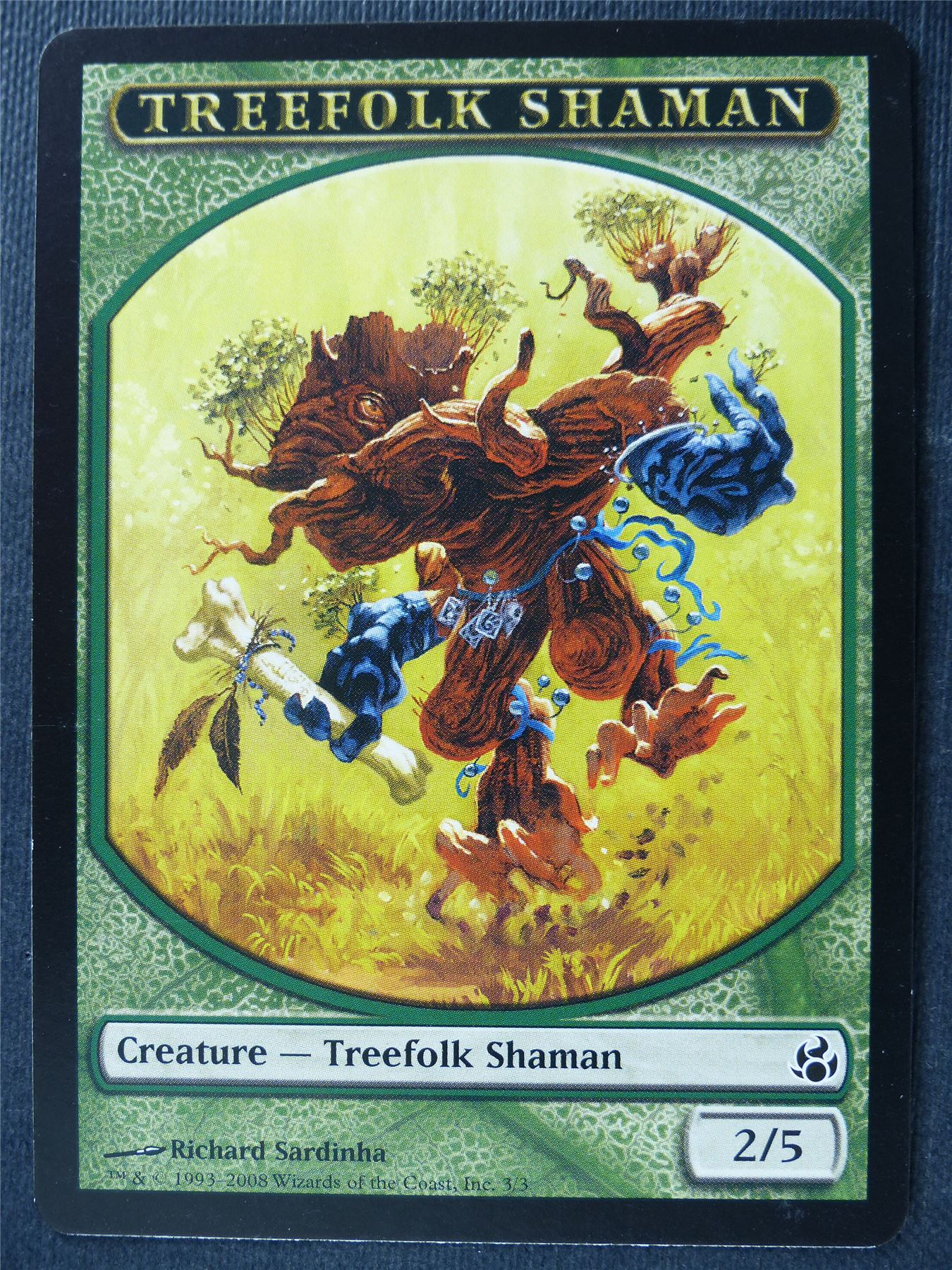 Treefolk Shaman Token - Mtg Card #4NO