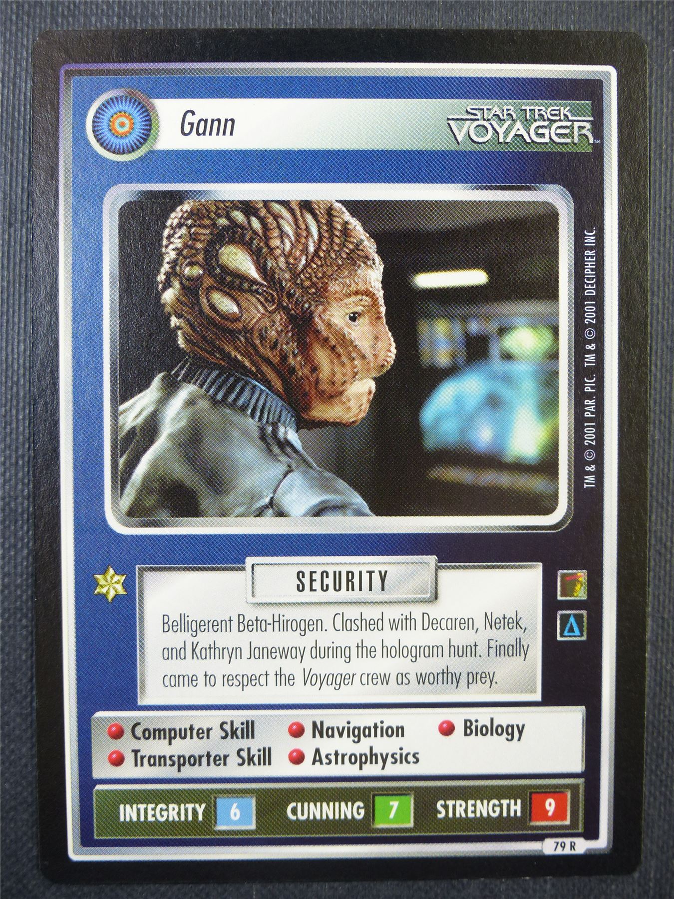 Gann - Voyager - Star Trek Card #6OU
