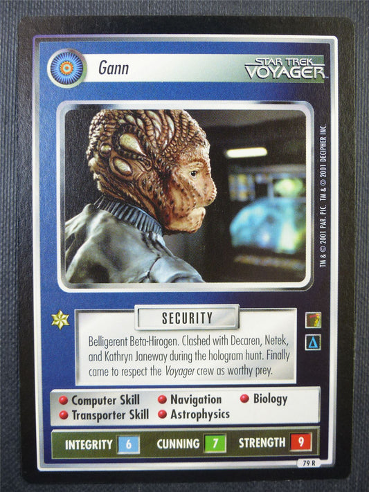 Gann - Voyager - Star Trek Card #6OU