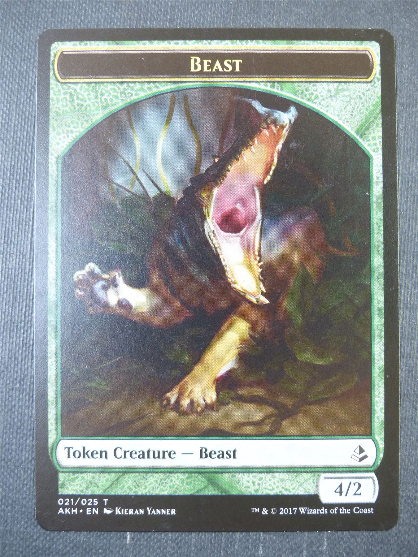 Beast Token - Mtg Card #11Z